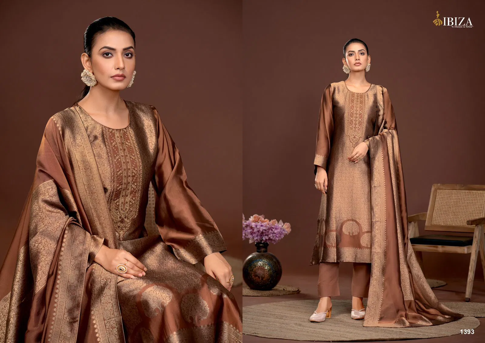 Sakhi Vol 5 By Ibiza Banglory Silk Embroidery Salwar Kameez Wholesalers In Delhi